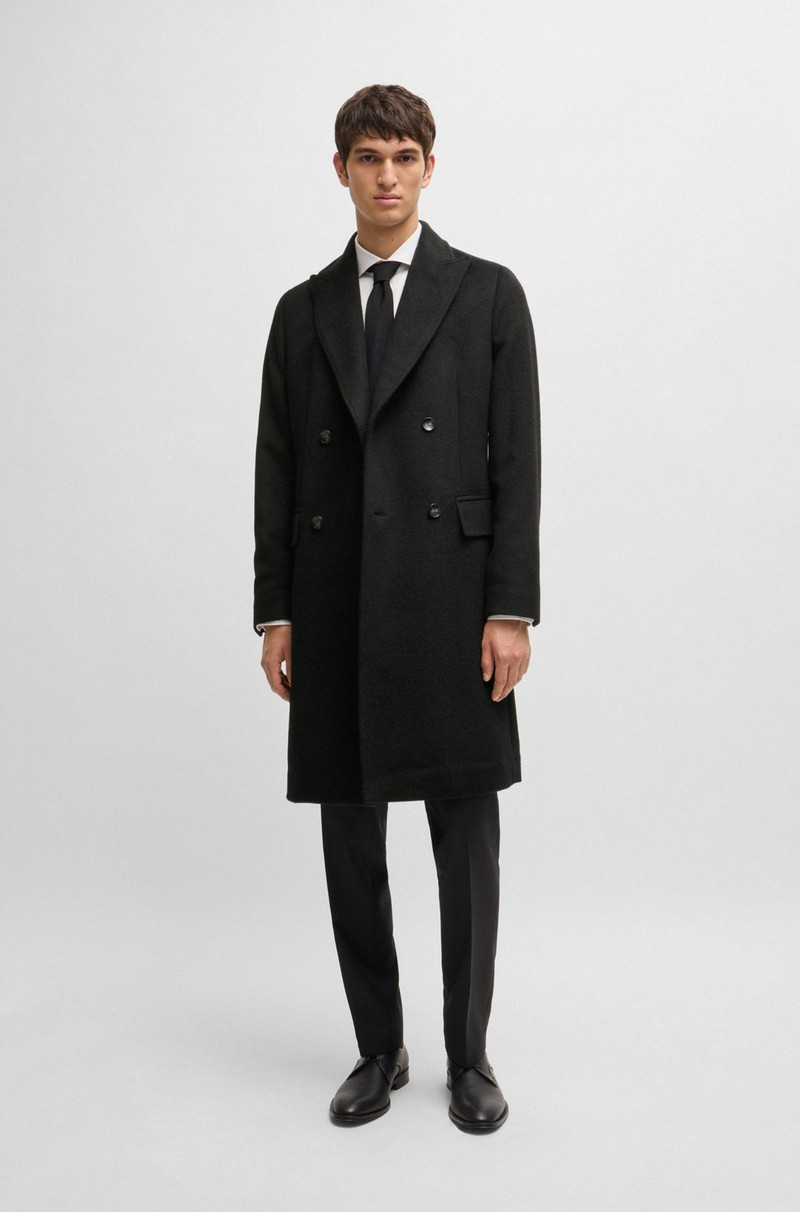 BOSS DOUBLE-BREASTED COAT IN AN ALPACA BLEND outlook