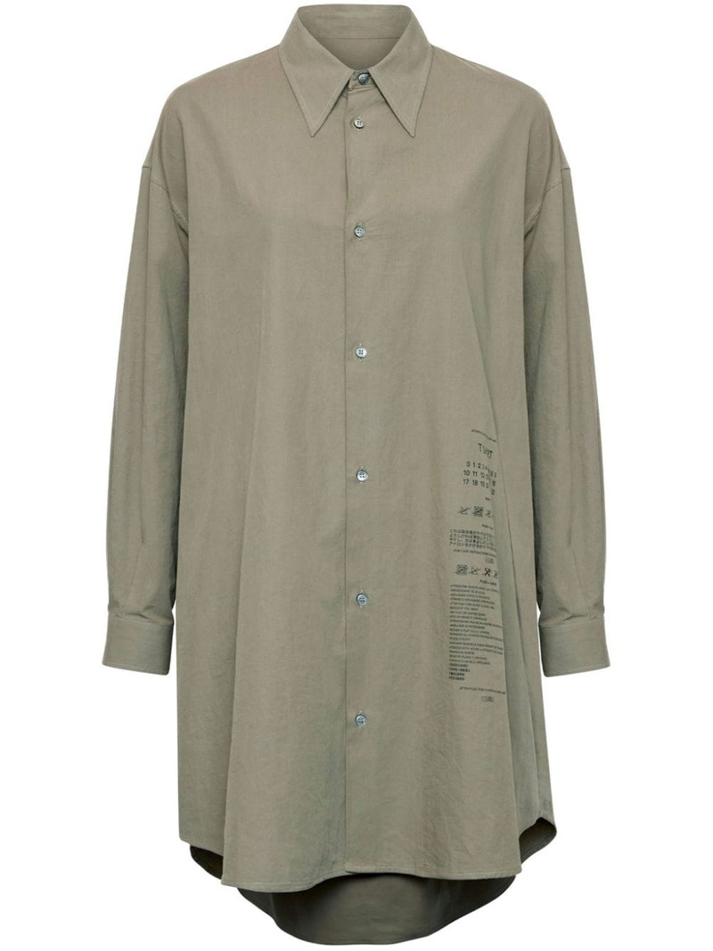 cotton poplin shirt dress 1
