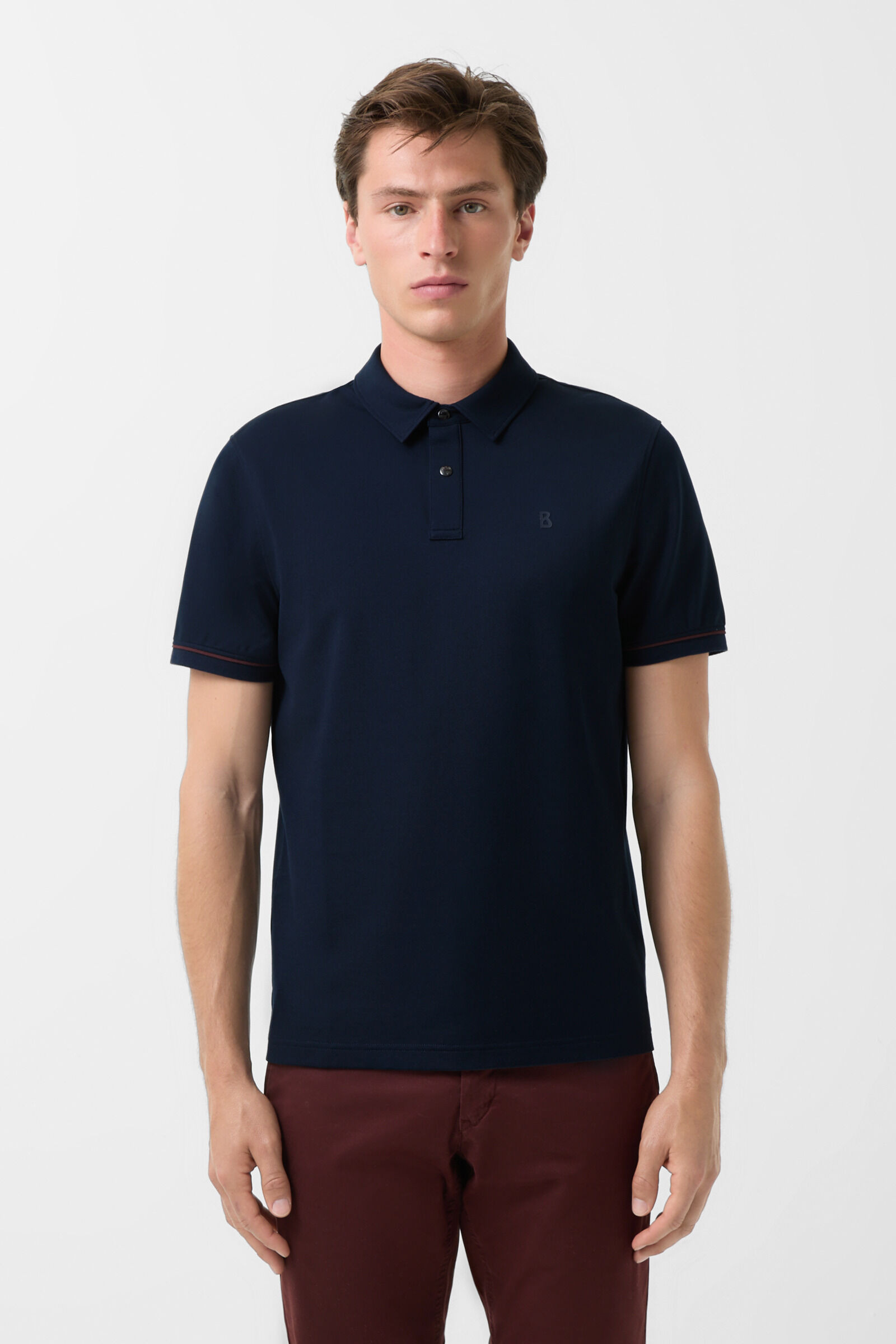 Timo polo shirt in Navy blue - 2