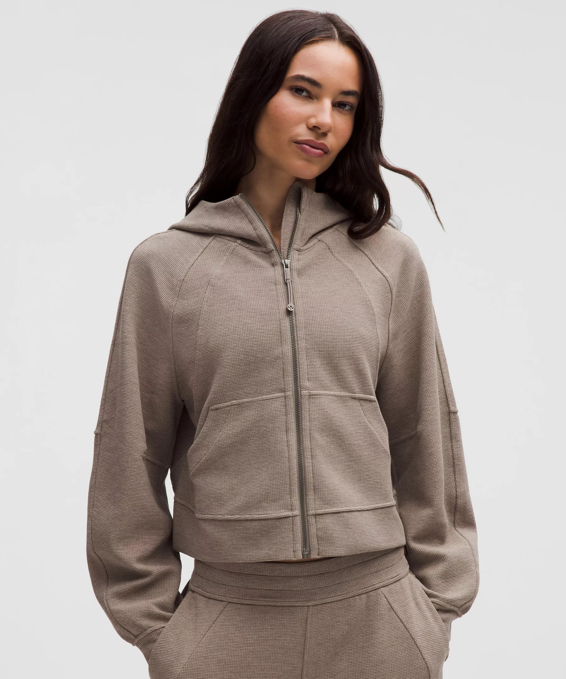 Scuba Oversized Full-Zip Hoodie *Waffle - 1
