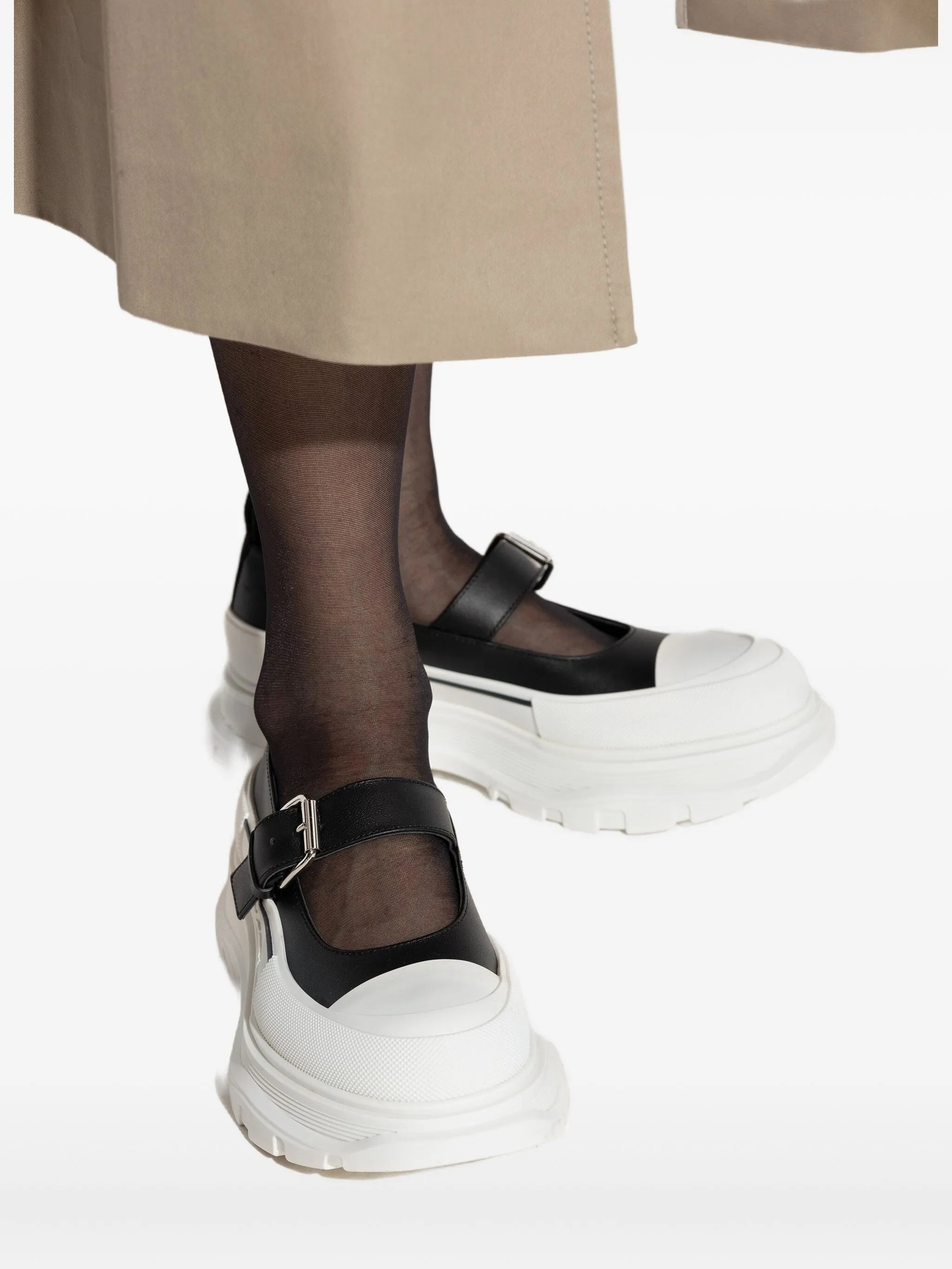 Alexander Mcqueen Mary Jane Chunky Sneakers - 3