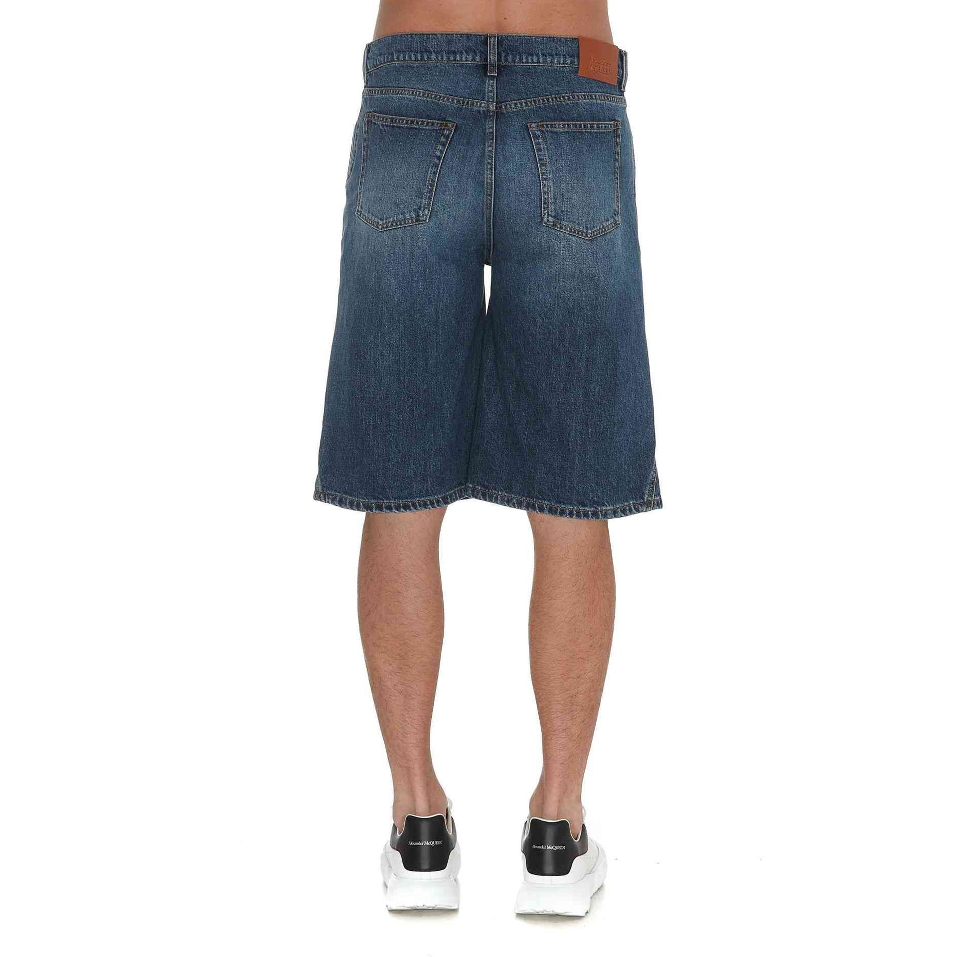 Alexander Mcqueen Denim Shorts Men - 3