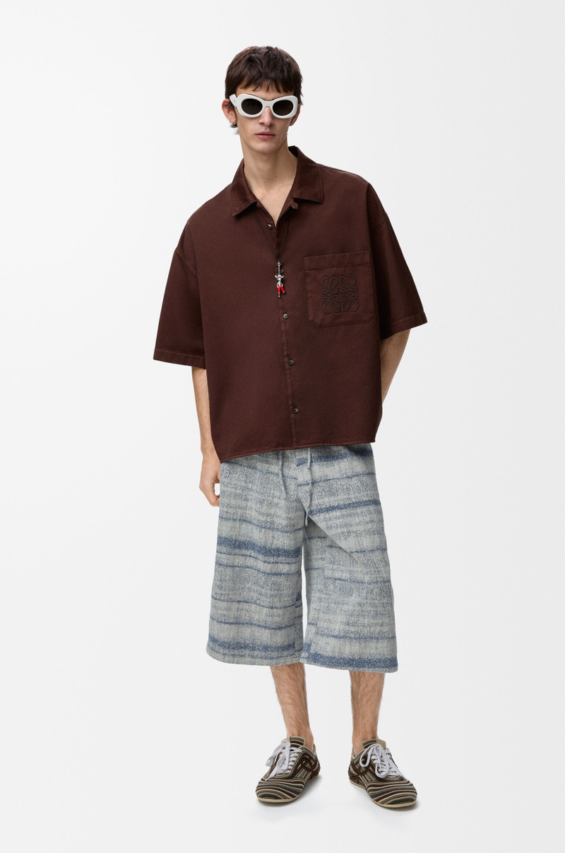 Loewe Short sleeve shirt in cotton outlook