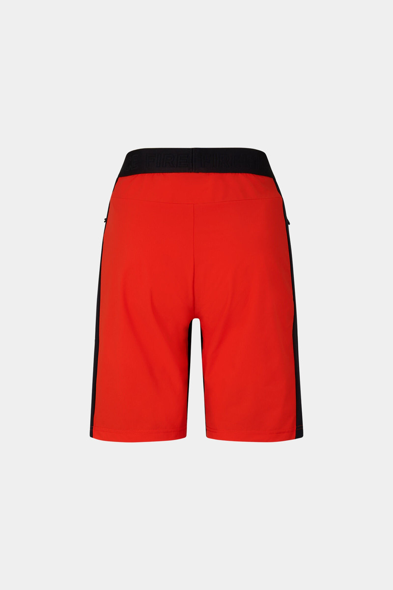 Afra functional shorts in Red 7