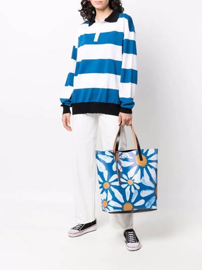 Marni floral-print tote bag outlook