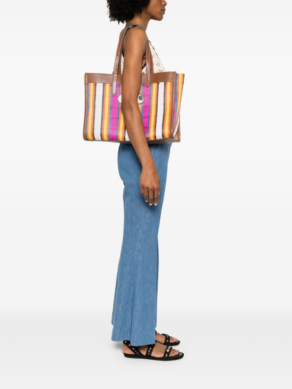 Eyes E/W tote bag - 2