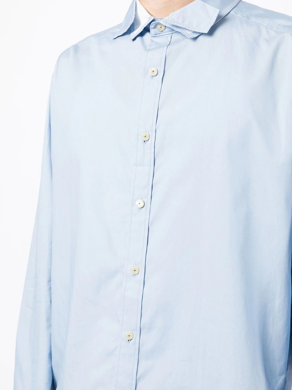 deconstructed long-sleeved shirt - 5