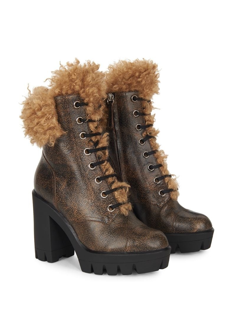 Tonix Winter shearling-trim boots - 2