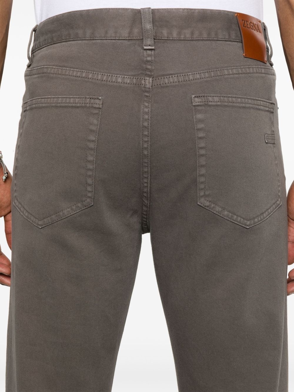 logo-patch jeans - 5