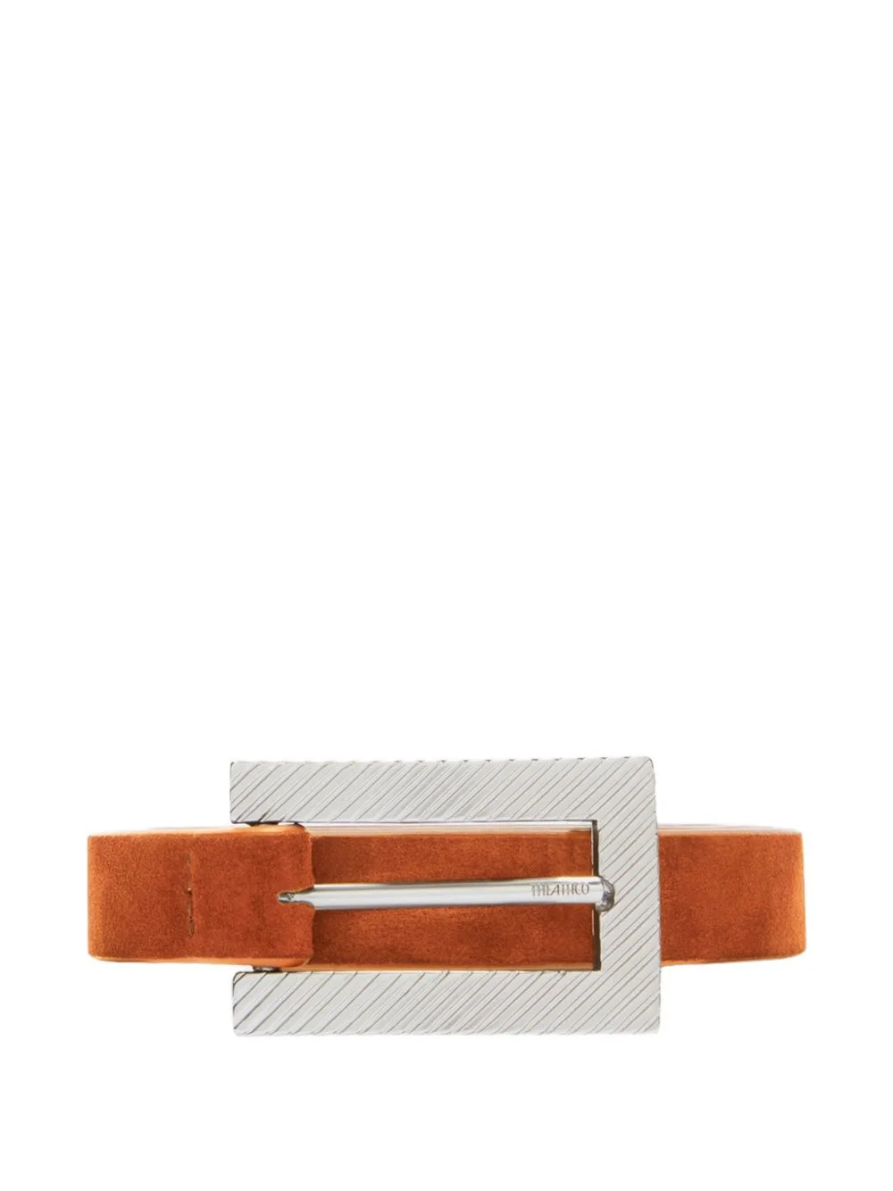square-buckle belt - 1
