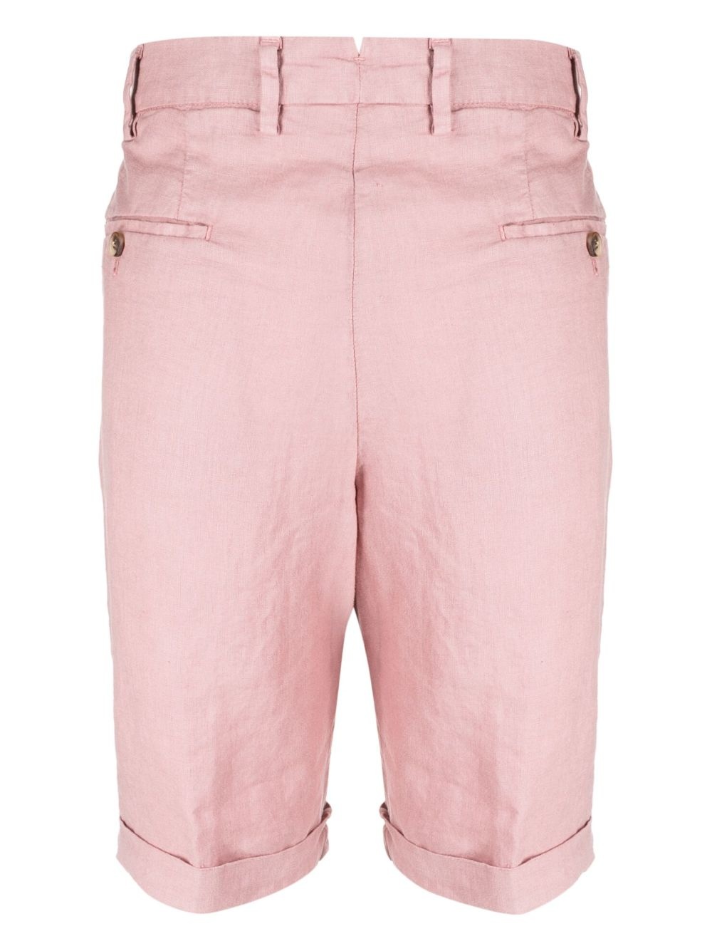 linen bermuda shorts - 2