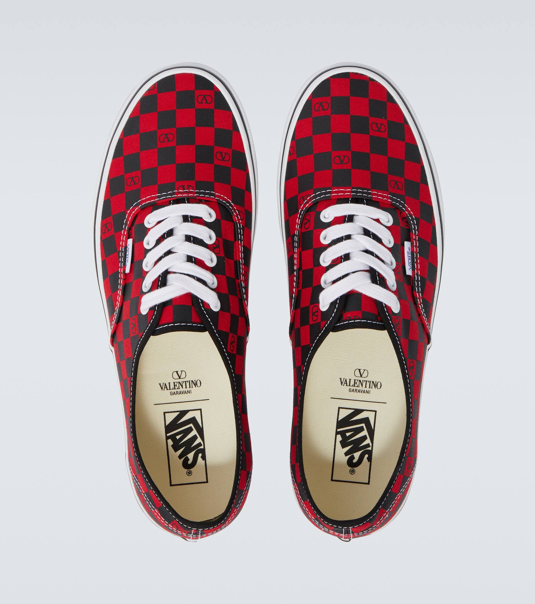 x Vans VLogo checked sneakers - 4