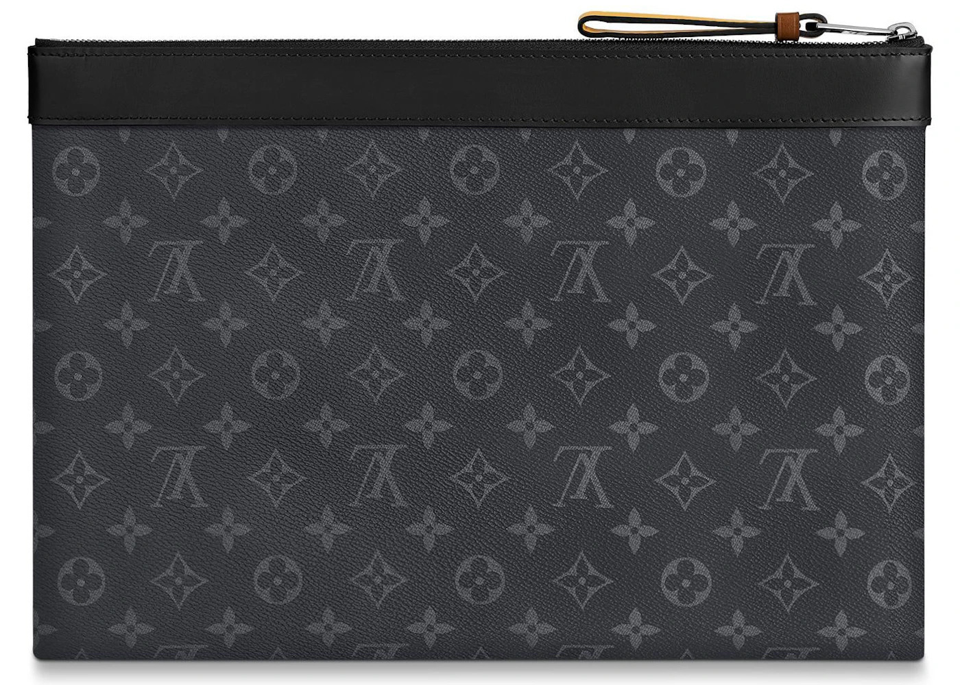Louis Vuitton Discovery Pochette Monogram Eclipse Gaston Label GM Savane Yellow - 2