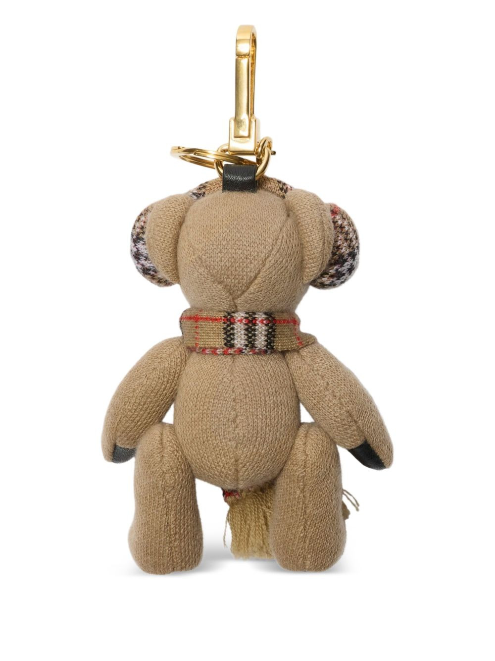 Thomas Bear check-scarf bag charm - 2