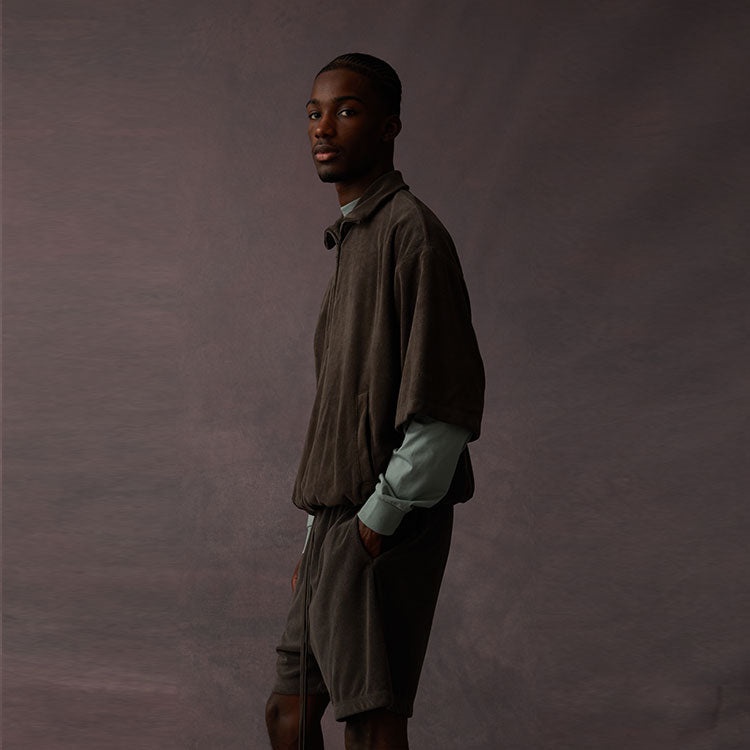 Fear of God Essentials Drop2 SS23 Half-Zip Sweatshirt 'Off-Black' 125BT224090F - 5