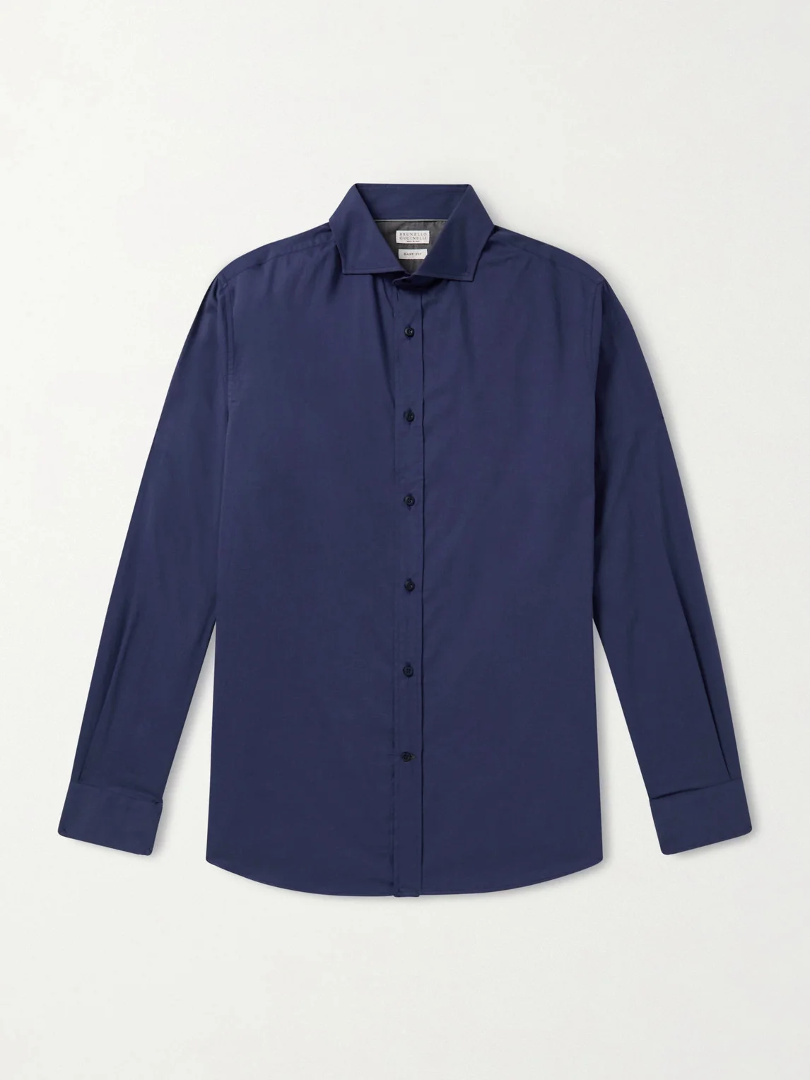 Cutaway-Collar Cotton Shirt - 1