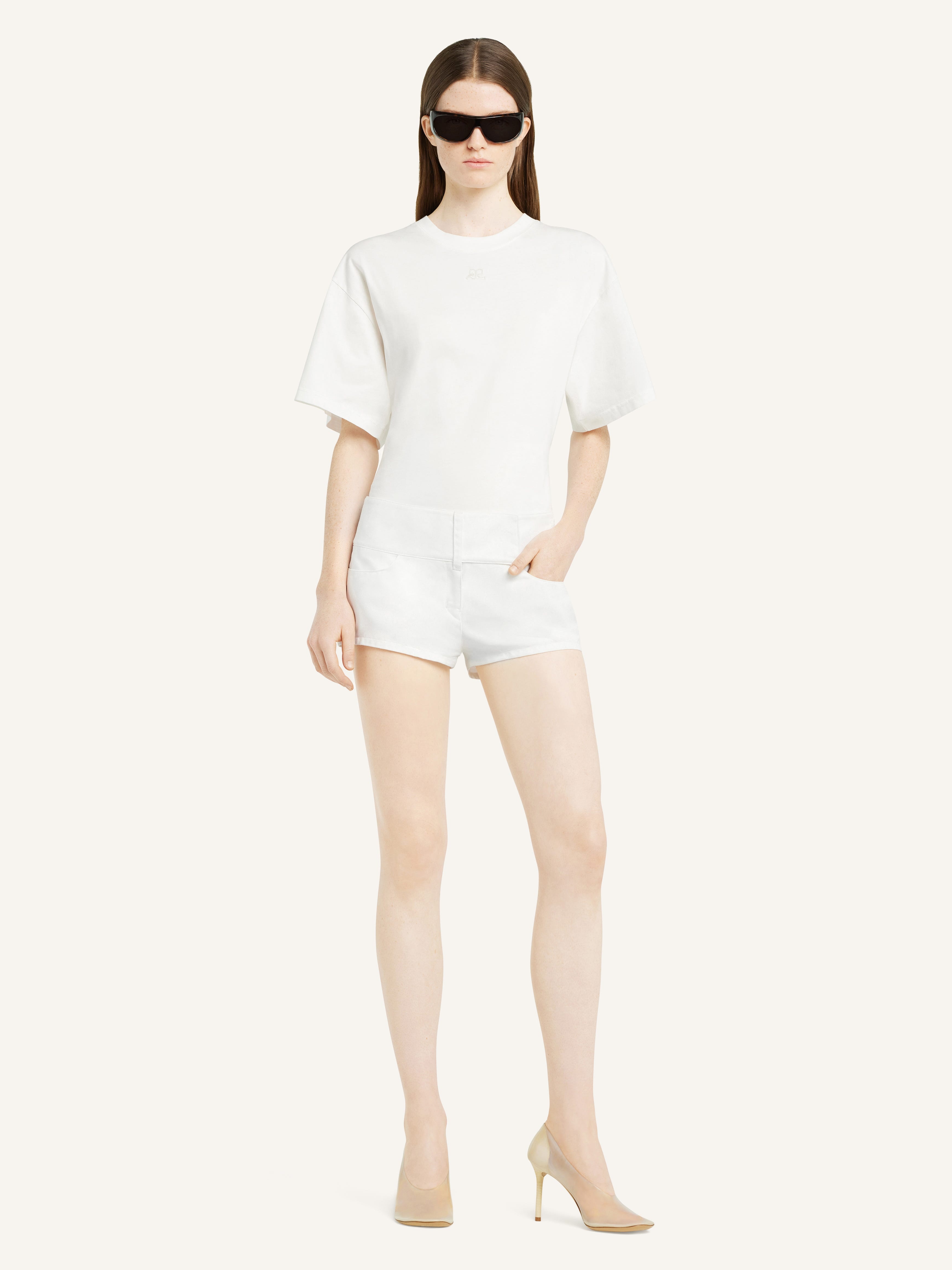BELTED MINI SHORTS - 2