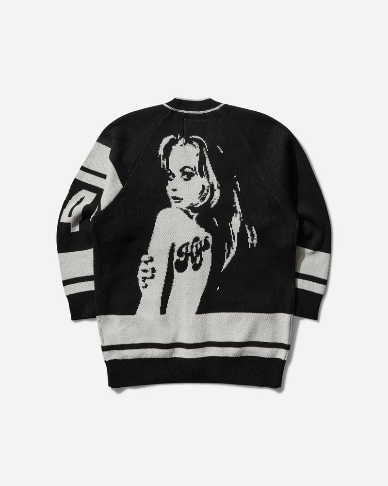 Hysteric Glamour Women's Motor City Baby Cardigan Black outlook