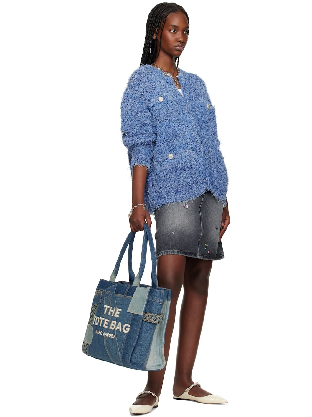 Blue 'The Deconstructed Denim Large' Tote - 4