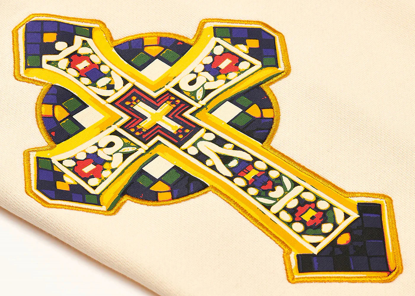 Palace Saints Crew Soft White - 3