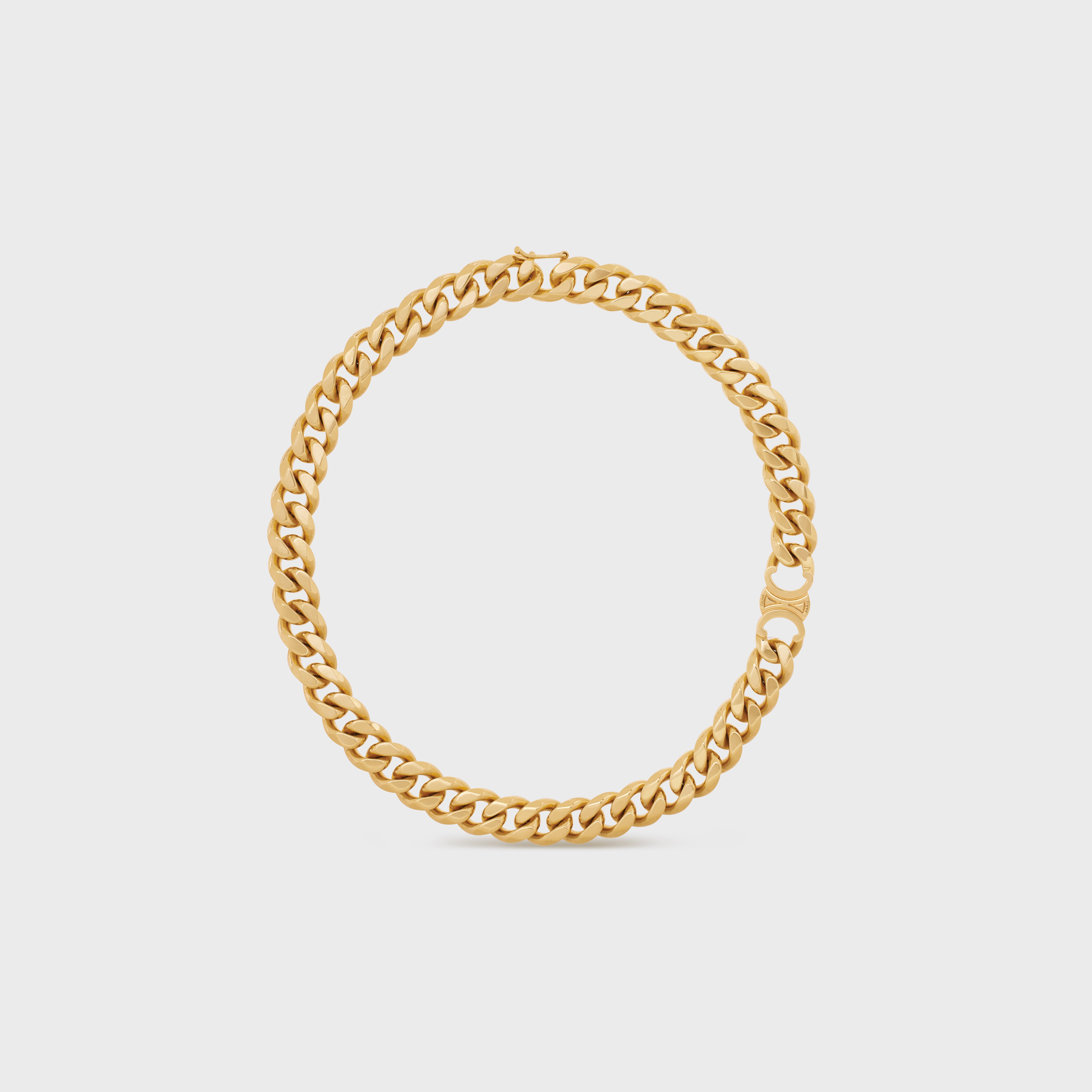 TRIOMPHE MINI TRIOMPHE NECKLACE IN BRASS WITH GOLD FINISH - GOLD