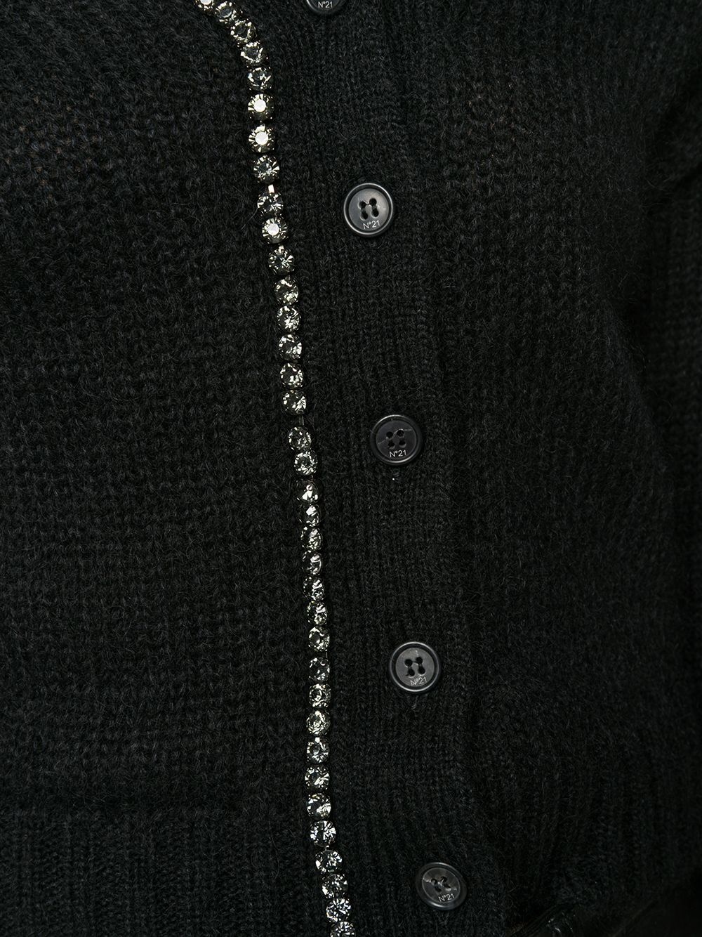 embellished wool cardigan - 5