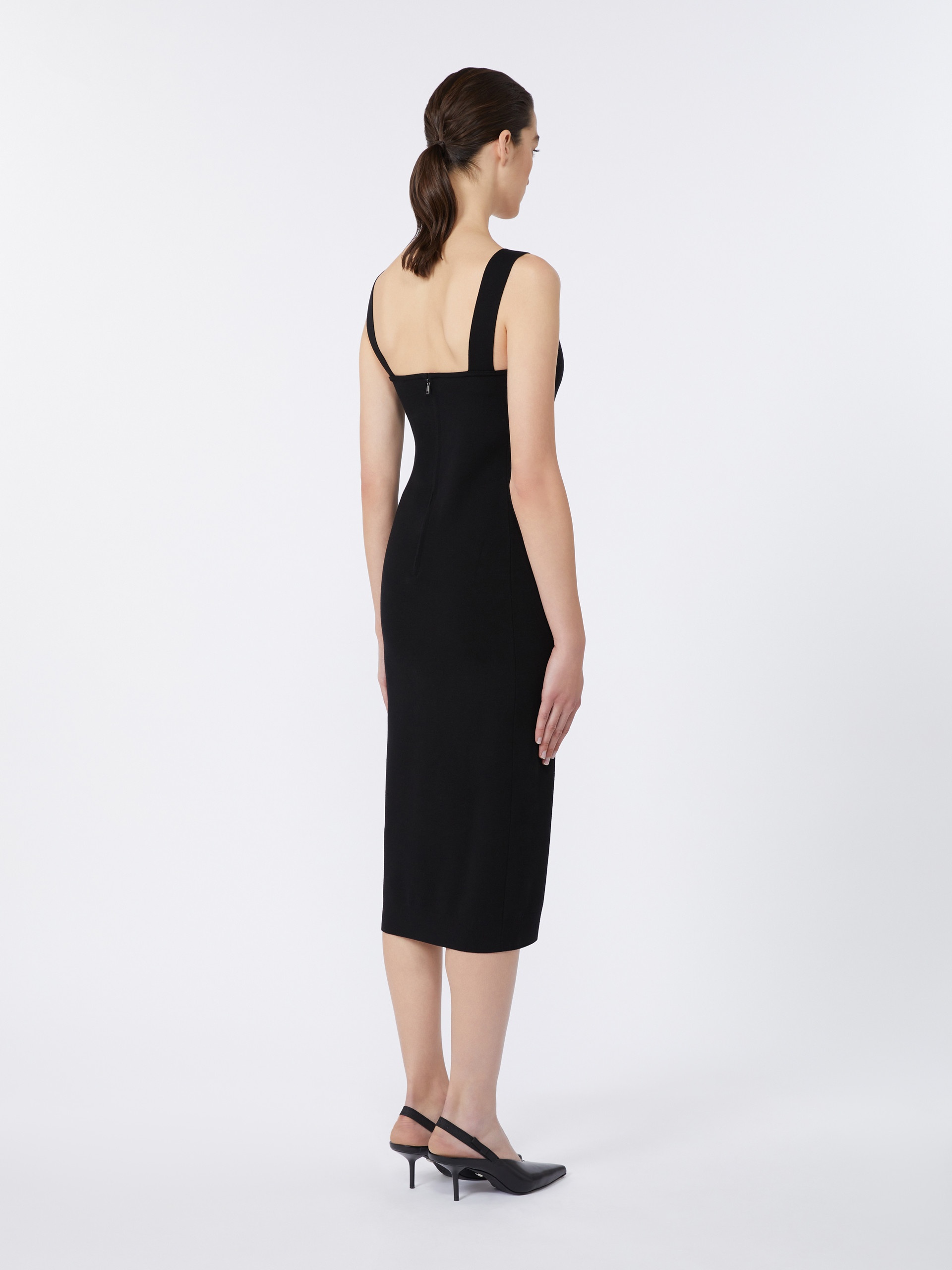 TEAK Viscose sheath dress - 4