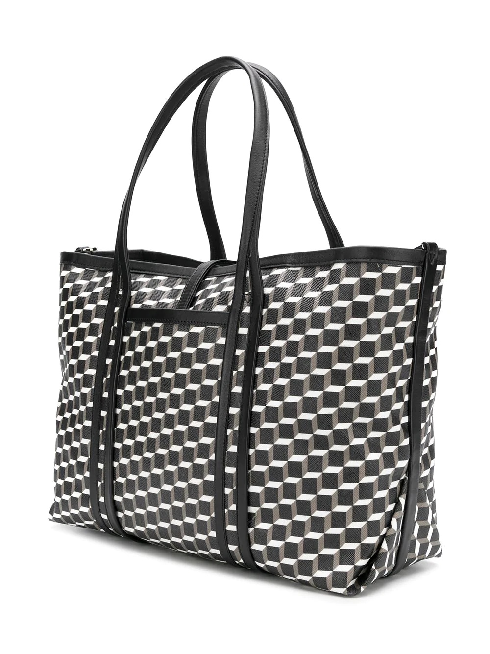 geometric print shopper tote - 3