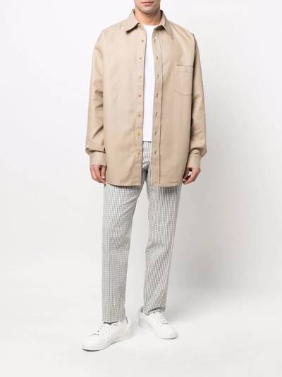 Golden Goose gingham-check trousers outlook