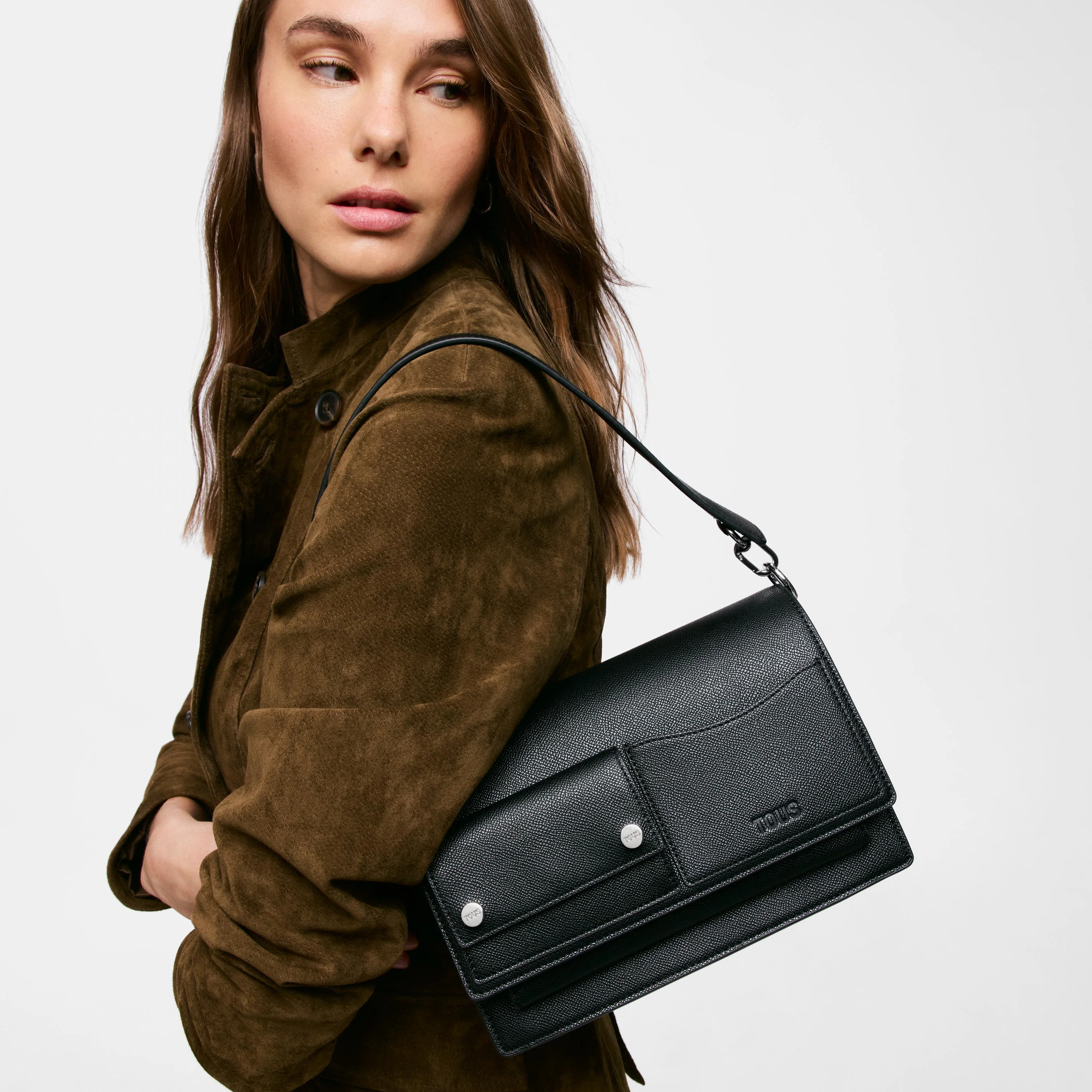 Medium black Crossbody bag TOUS Audree Pockets - 1
