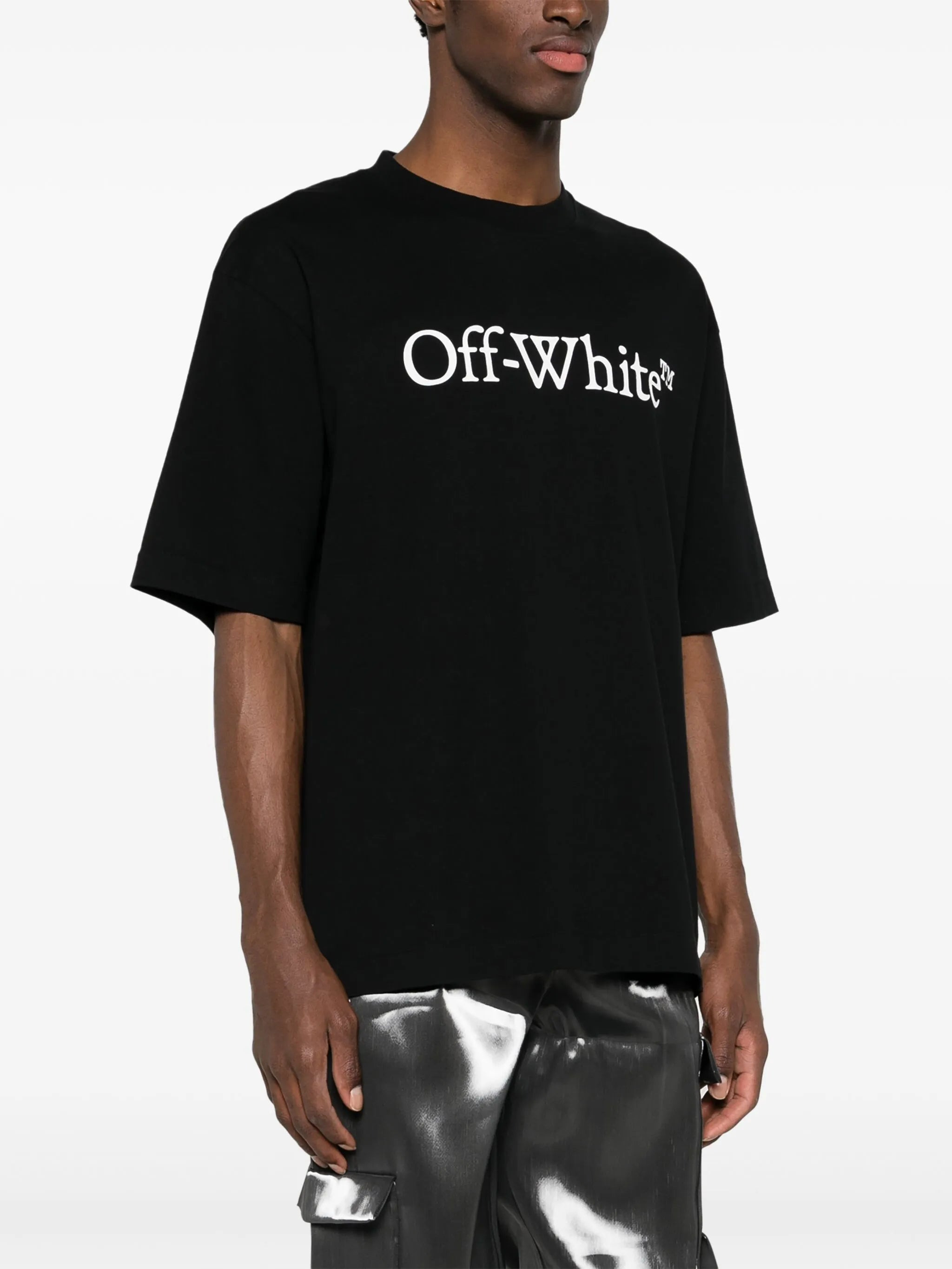 Off-white Big Bookish Skate Cotton T-shirt - 3
