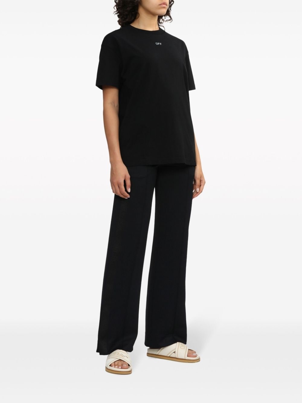 logo-print cotton T-shirt - 4