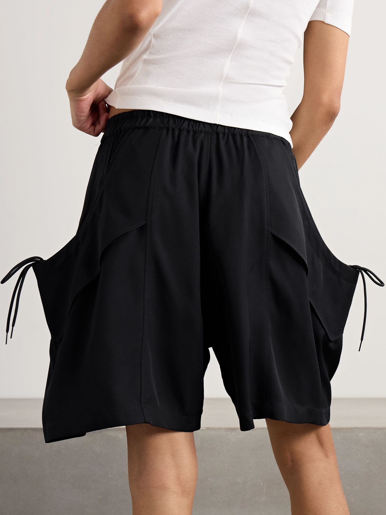 + Y-3 twill shorts Black - 3