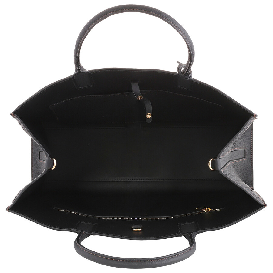 Burberry Black Grainy Leather Medium Frances Bag - 6