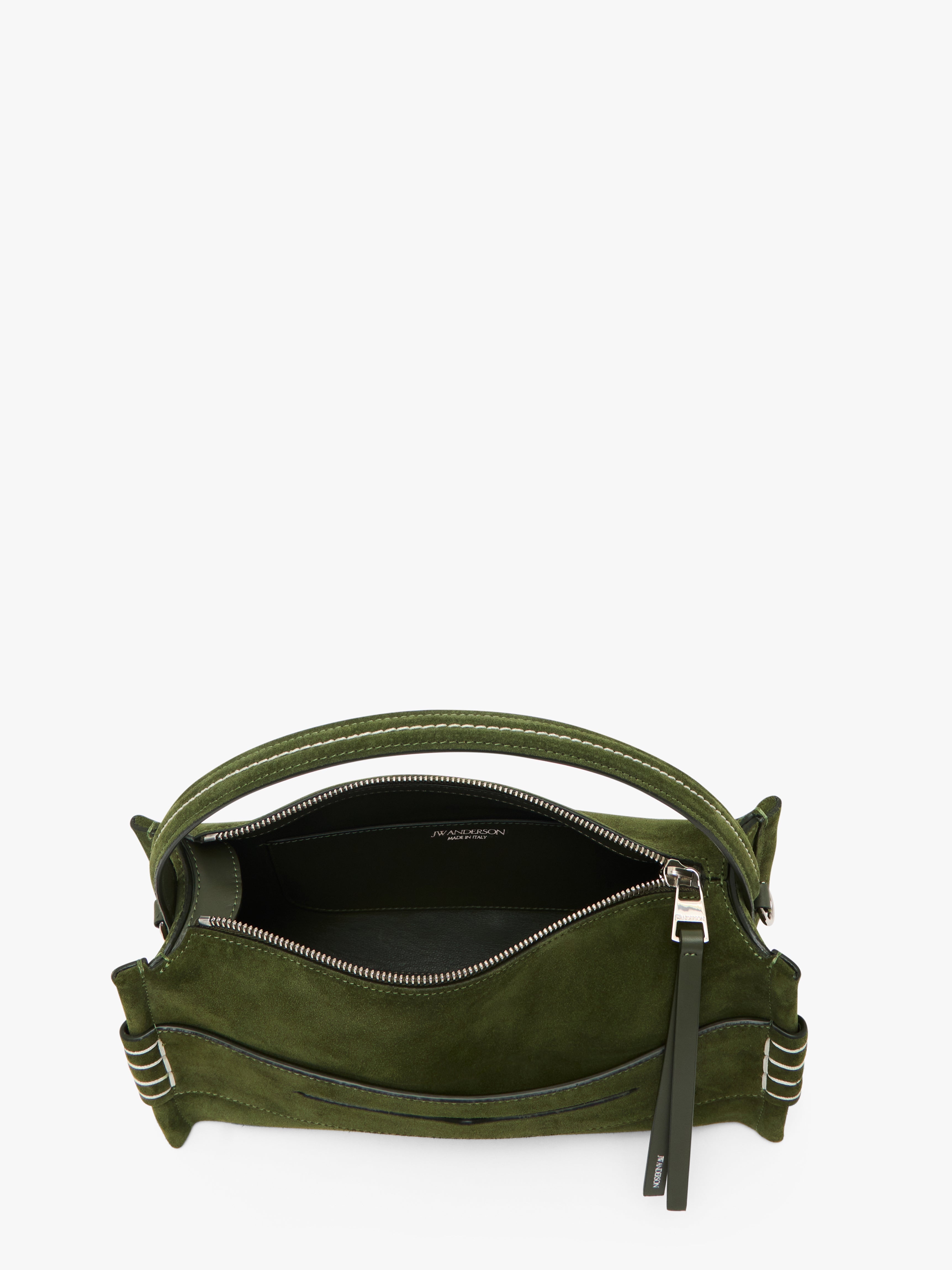 MEDIUM LOAFER BAG - SUEDE SHOULDER BAG - 3