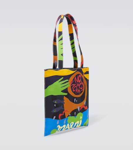 x No Vacancy Inn printed canvas tote bag - 5
