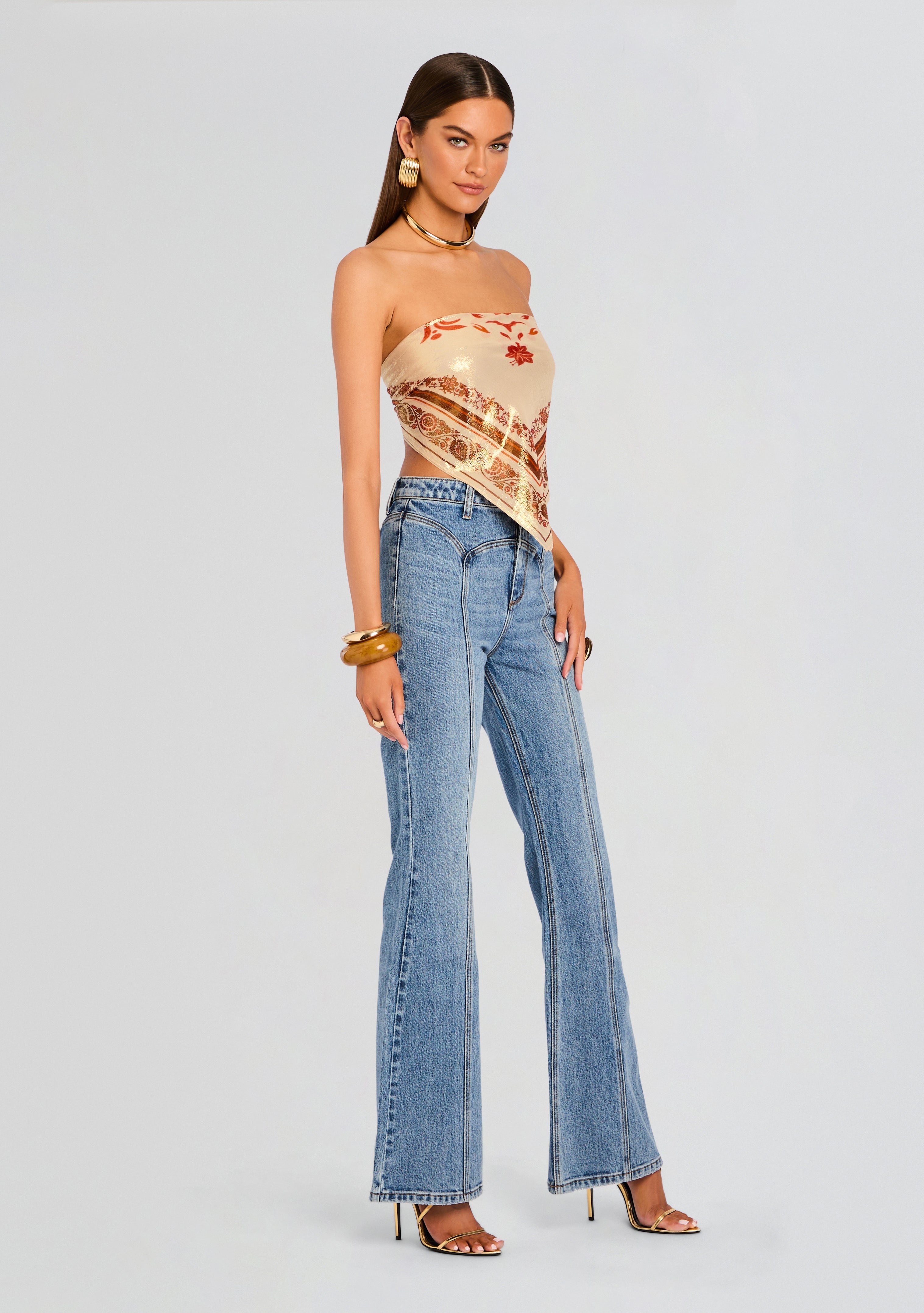 MAELLE DENIM PANT - 3