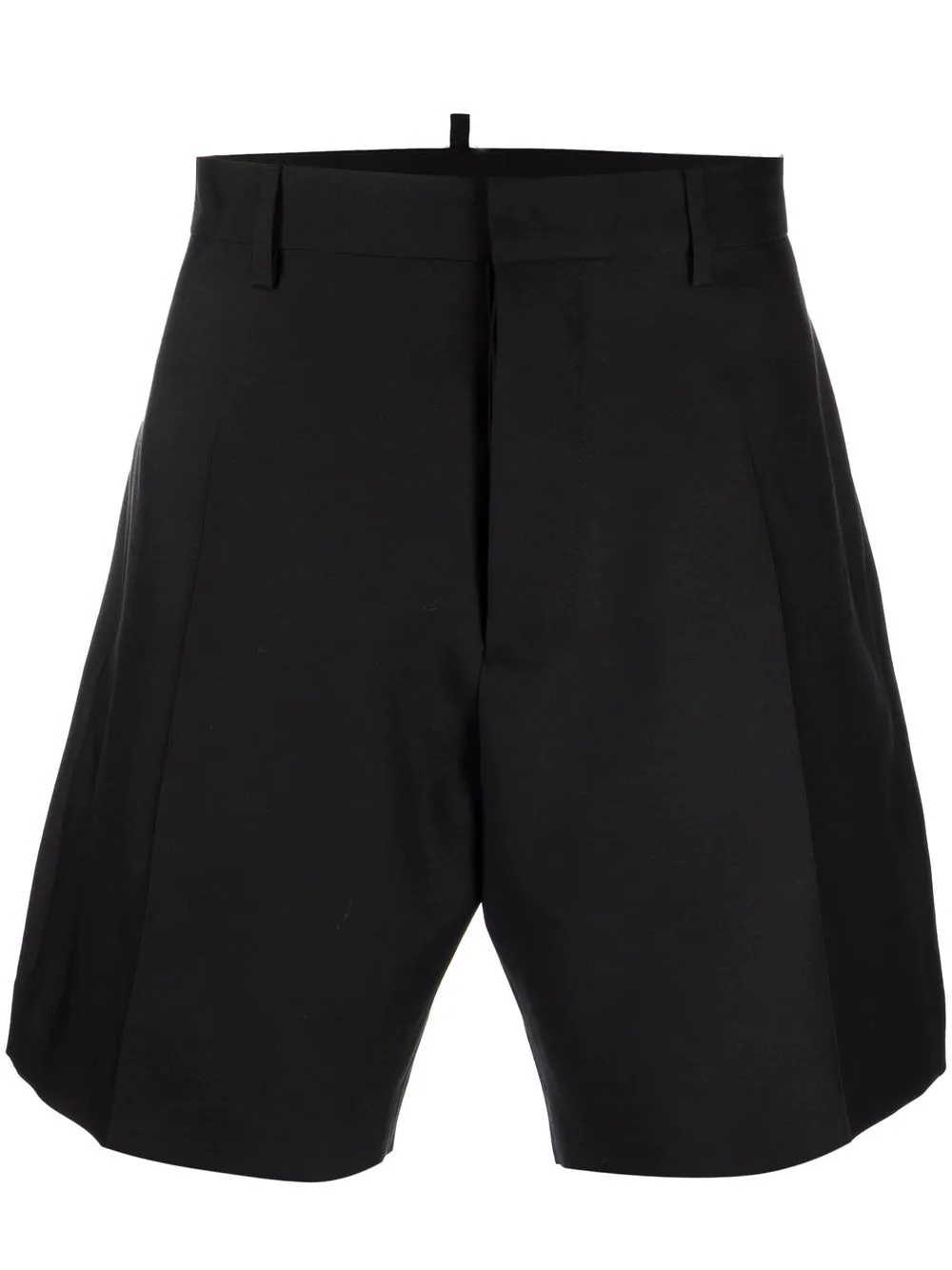 tailored straight-leg shorts - 1