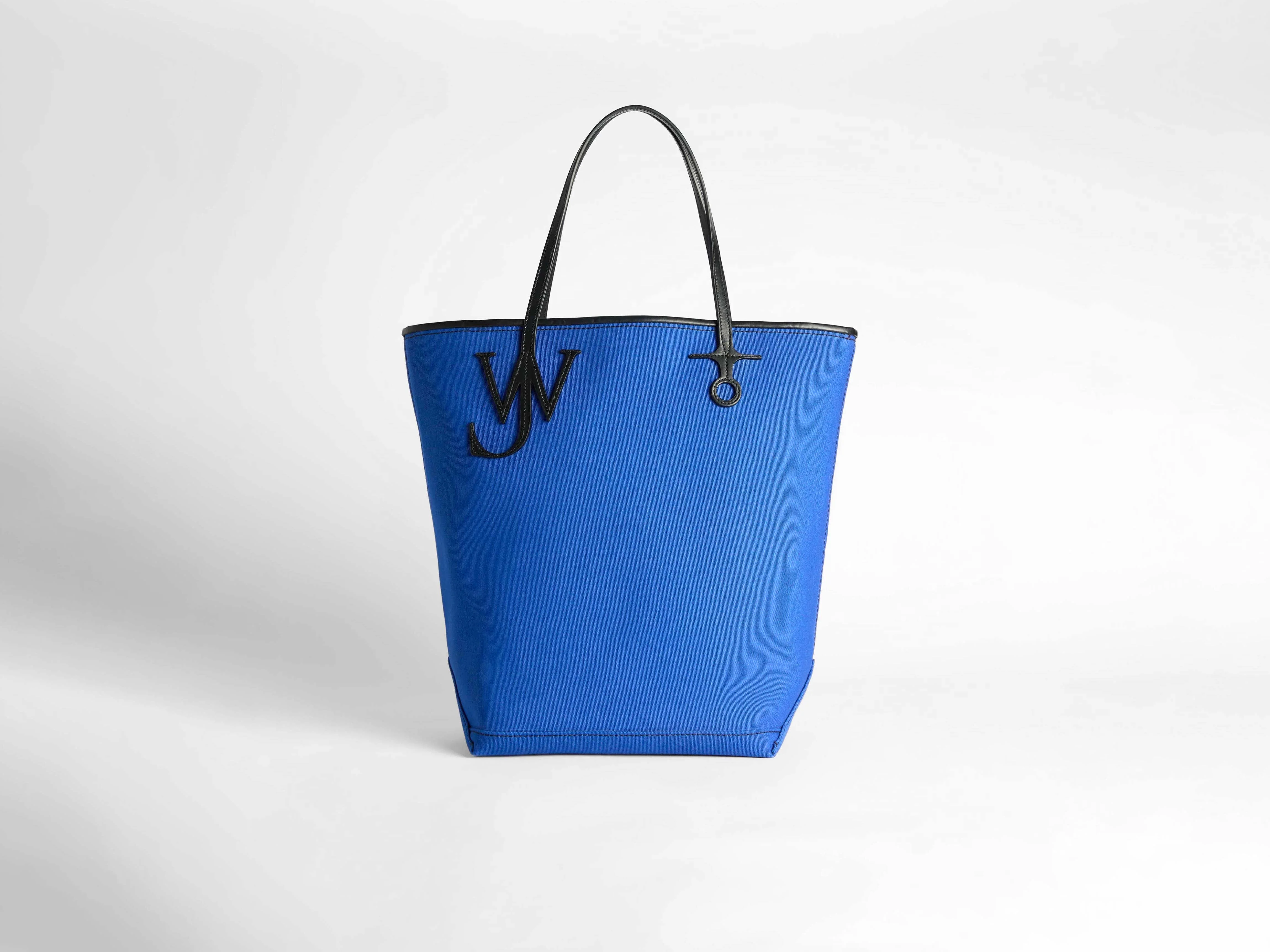 LARGE ANCHOR CANVAS TOTE IN BLUE - 1