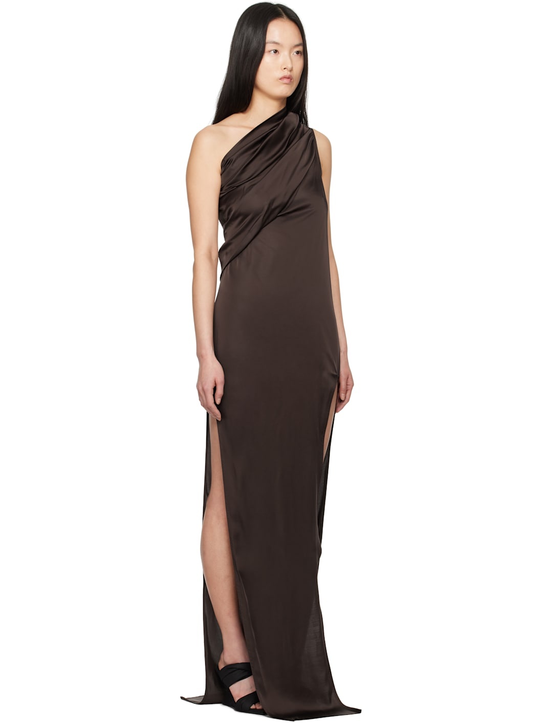 Brown Hollywood Athena Arrowhead Maxi Dress - 2