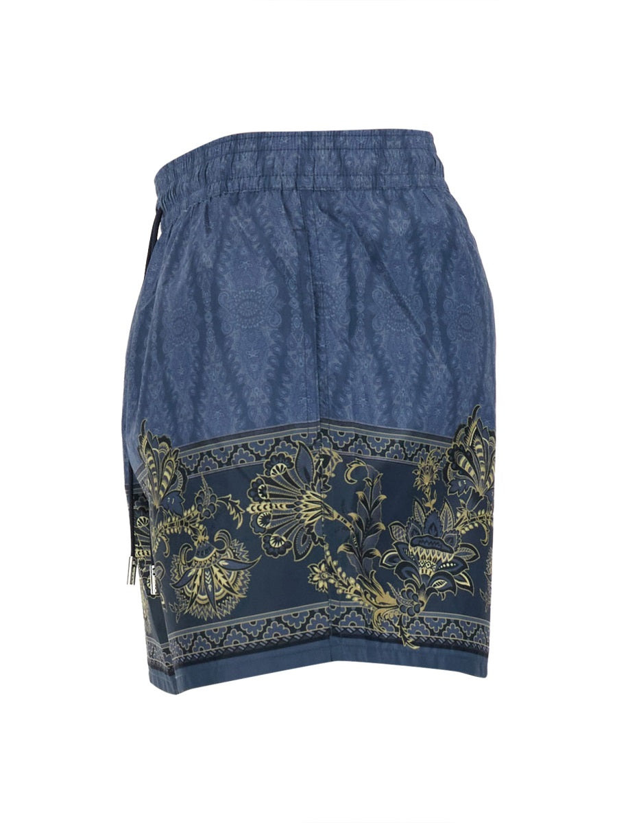 Etro Men Swimsuit With Print - 4