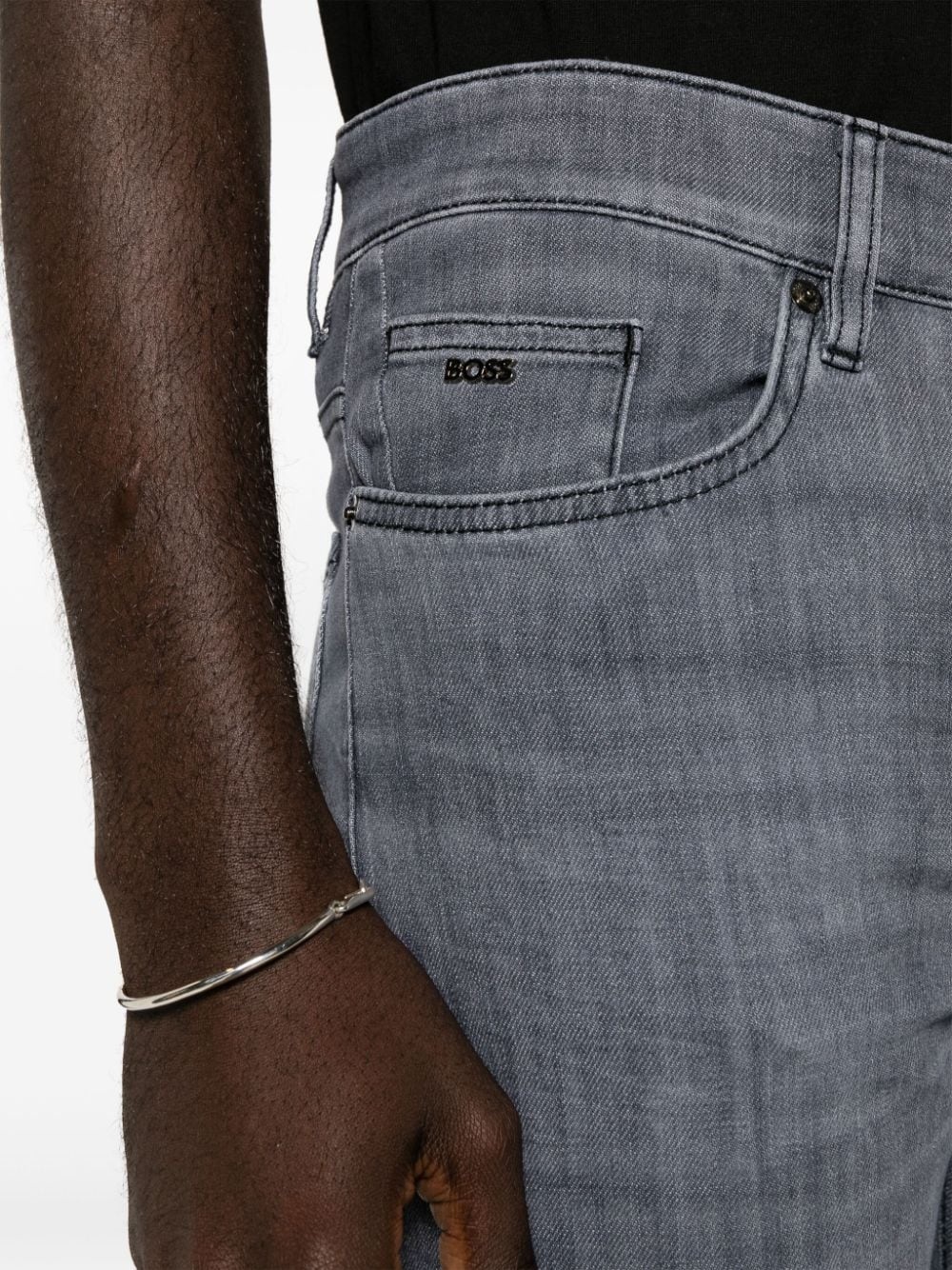 mid-rise slim-fit jeans - 5