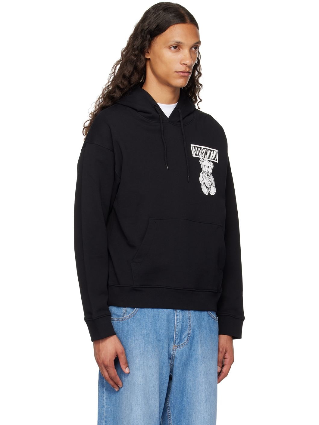 Black Teddy Bear Hoodie - 2