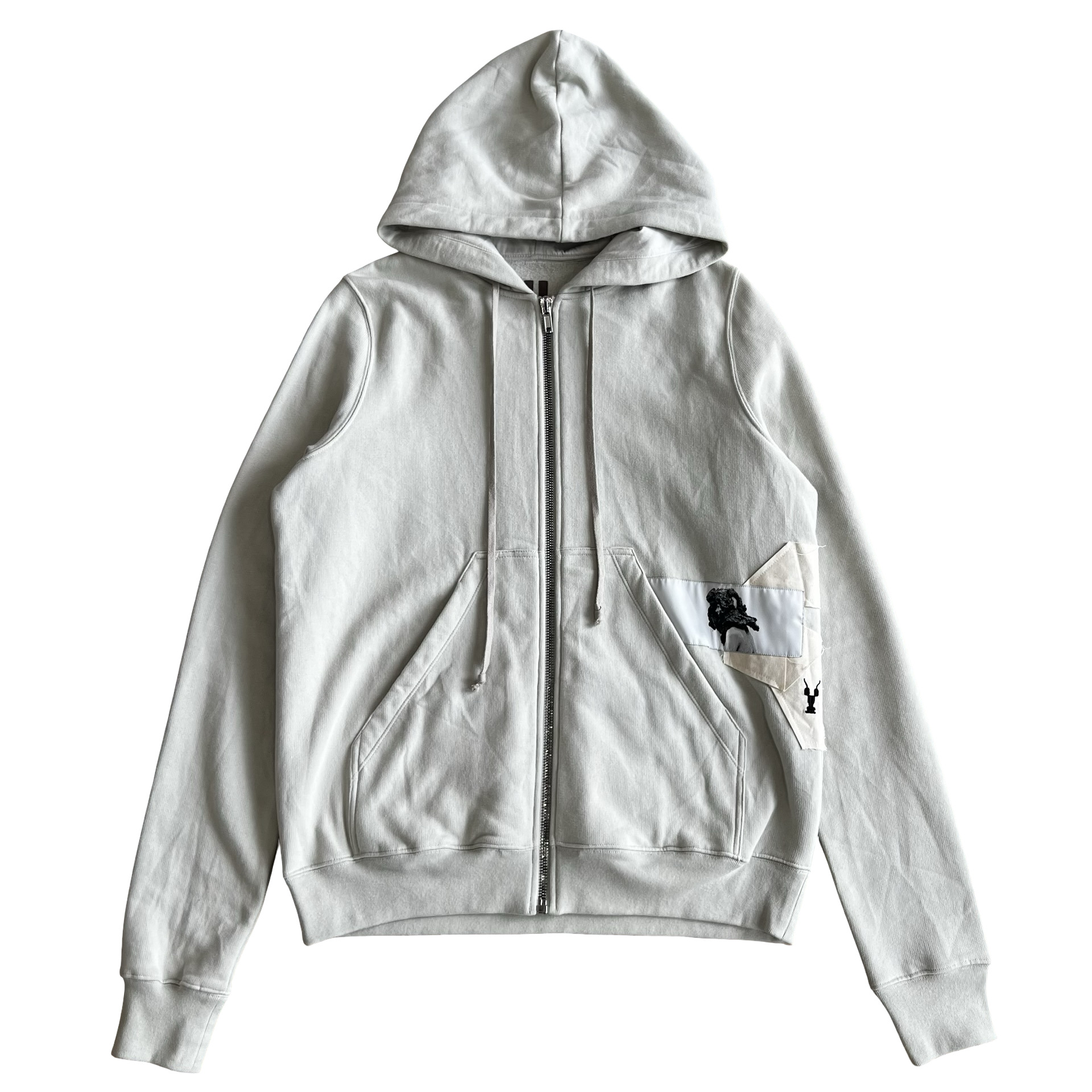 Final Blow - Rick Owens  Patched Jason Hoodie  SS17 Sz XL - 1