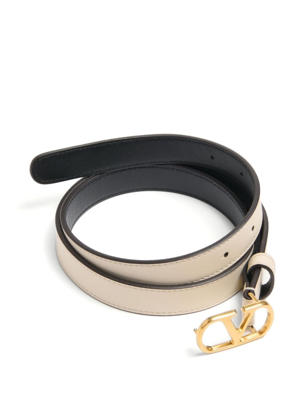 20mm VLogo Signature leather belt - 3