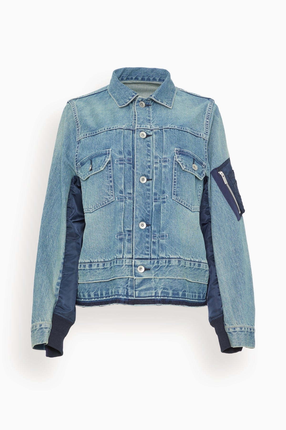 Denim Jacket in Light Blue - 1