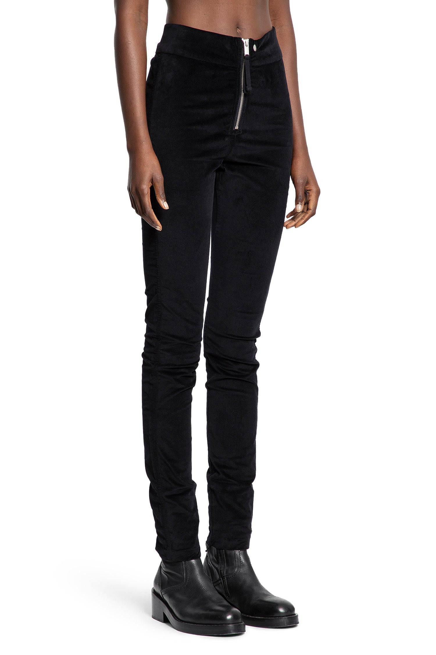 Slim-Trousers-In-Velvet - 2