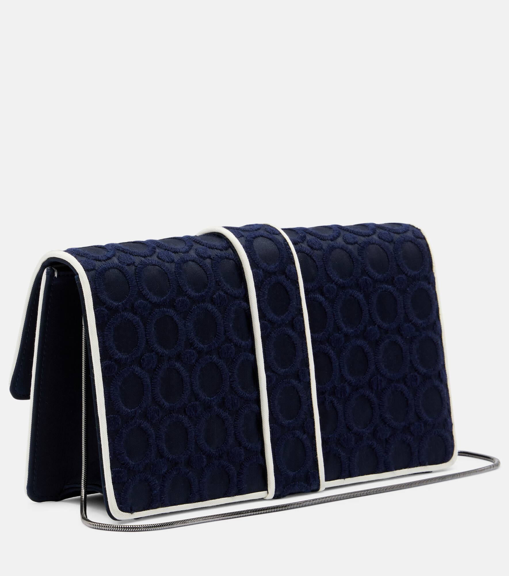 Capri Mini embellished satin clutch - 4