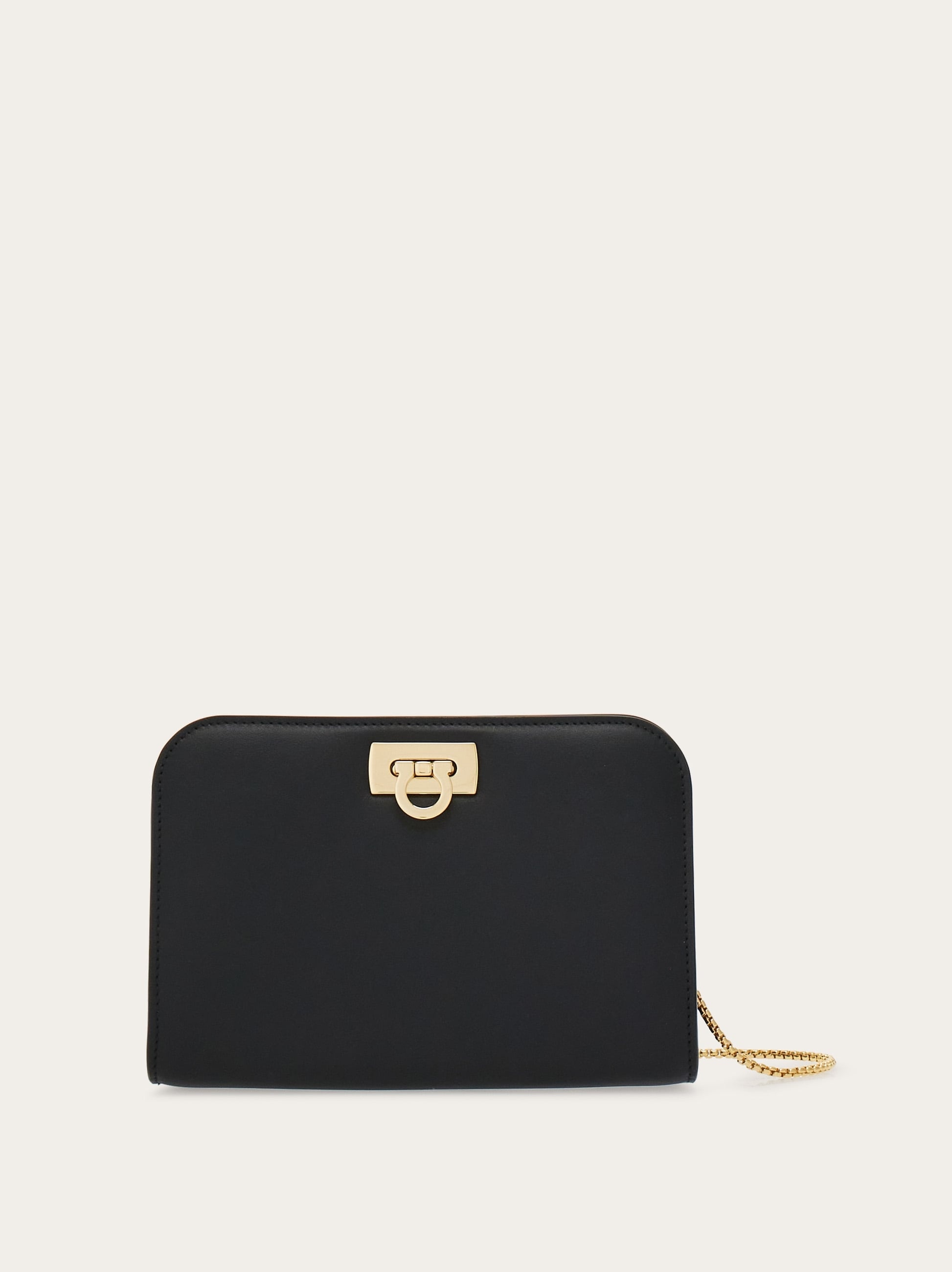 FERRAGAMO Diana Mini leather clutch | mytheresa | REVERSIBLE