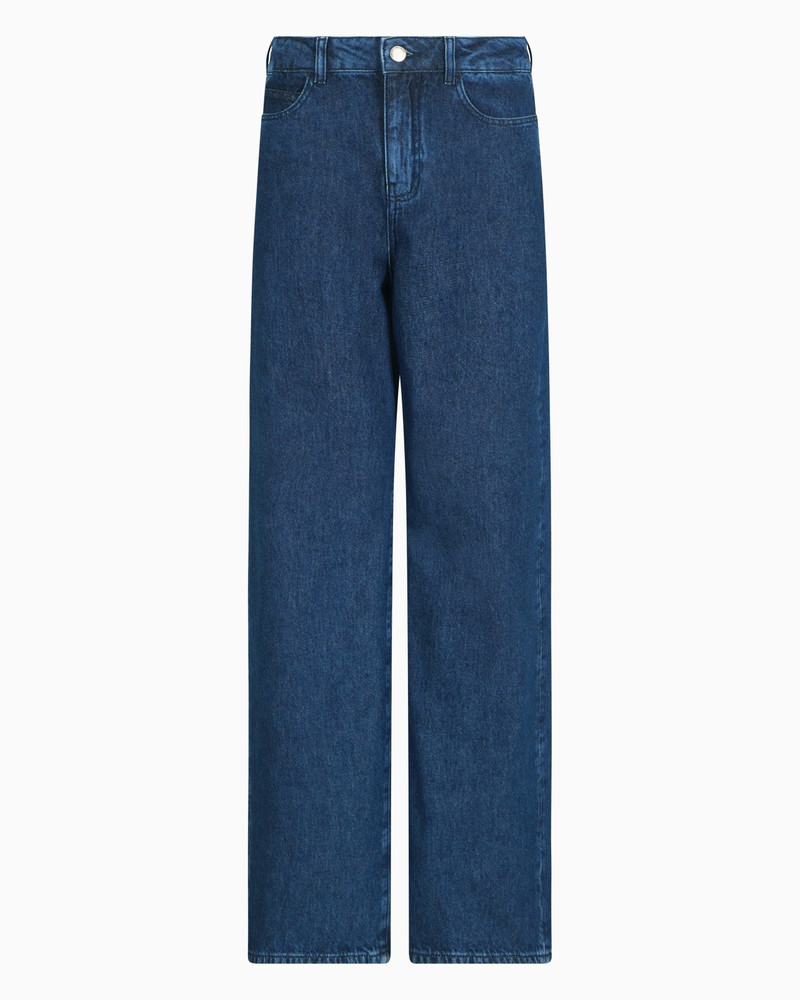 J8B MID-RISE WIDE-LEG DENIM JEANS WITH ALL-OVER RHINESTONES 1